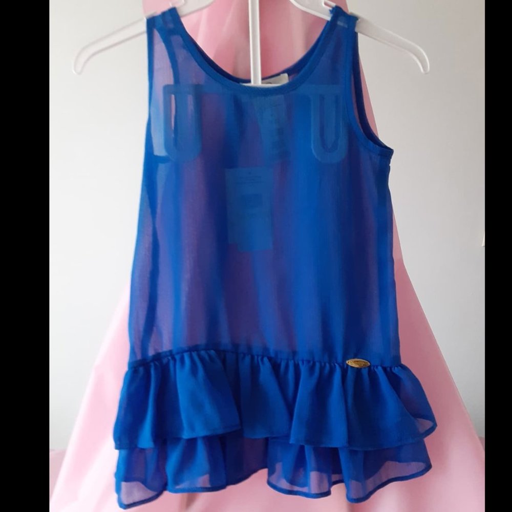 NWT Jessica Simpson Girl's Blue Tank Top (4T)